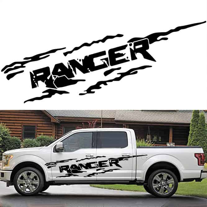 Stickers Ford Ranger - Autocollant 4x4